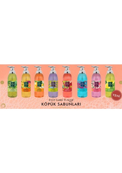 Zeytinyağlı Çeşme Limon Köpük Sabun 500 ml x 4 Adet