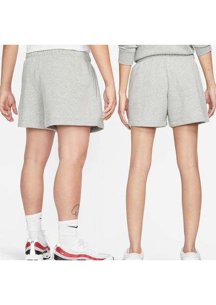 Sportswear Club Fleece Kadın Gri Şort fiyatları