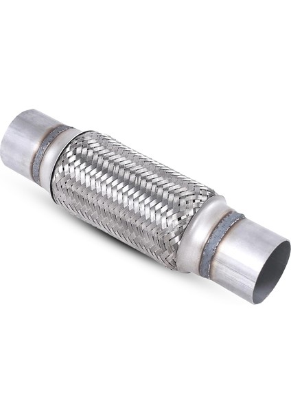 Egzoz Spiral Flex BORUSU,45MMX 240MM Üniversal Tip, Paslanmaz Çelik Çift Örgülü Flex Borusu