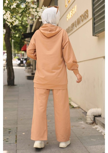 Camel Önü Etiketli İki İplik Tesettür Takım fırsatları