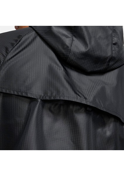 Windrunner Running Erkek Siyah Kapüşonlu Ceket fırsatları