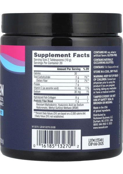 Marine Collagen 8g Collagen 20 Servis-7 Oz - 200 Gr. fiyatları