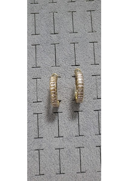 Çelik Tamtur Gold Küpe