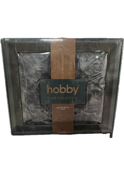 Blanket Çift Kişilik Embos Battaniye Kutulu 220 x 240 Antrasit