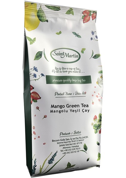 Mangolu Yeşil Çay 250 gr