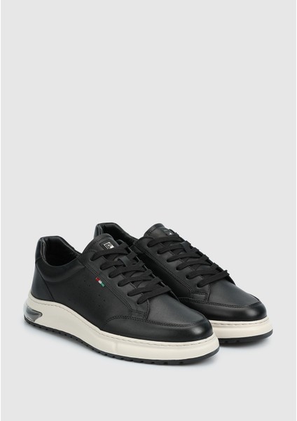 Siyah Deri Erkek Sneaker fiyatları