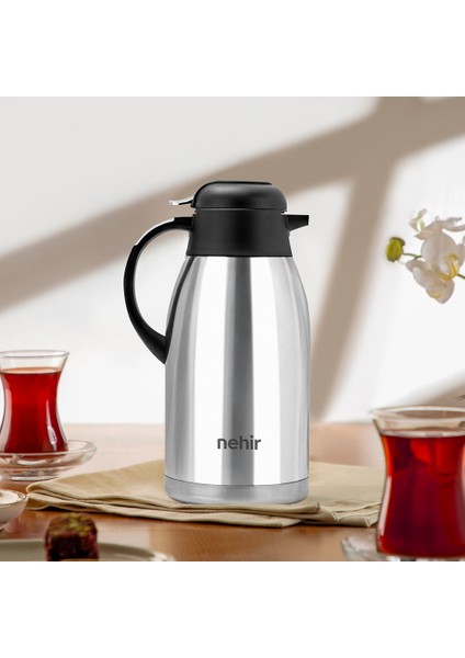 Felix Paslanmaz Çelik Termos 2 Litre