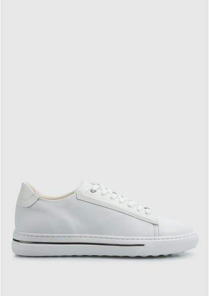Beyaz Deri Erkek Sneaker
