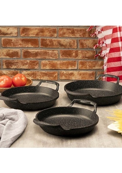 Granit Döküm 3 Parça Sahan Seti 18+20+22