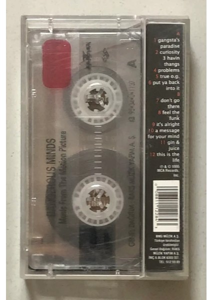 Dangerous Minds Music From The Motion Picture Kaset (Dönem Baskı Cd) fiyatları