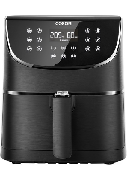 Premium XXL 5.8-Quart ( 5.5 Litre ) - Wi-Fi özellikli 1700W Dokunmatik Panelli Yağsız AirFryer Fritöz - Siyah