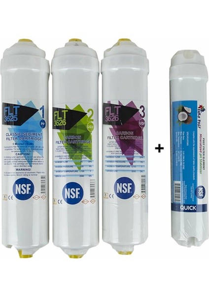 Nsf Sertifikalı Inline Filtre Seti 5'li