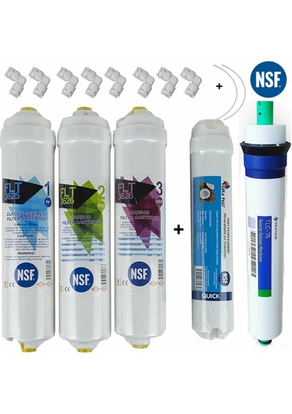 Nsf Sertifikalı Inline Filtre Seti 5'li