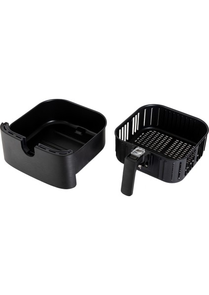 Premium XXL 5.8-Quart ( 5.5 Litre ) - Wi-Fi özellikli 1700W Dokunmatik Panelli Yağsız AirFryer Fritöz - Siyah