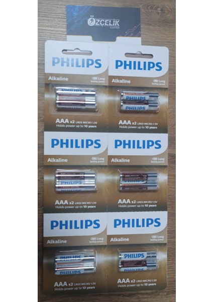 Power Alkalin 12'li Aaa Ince Pil LR03P12W10