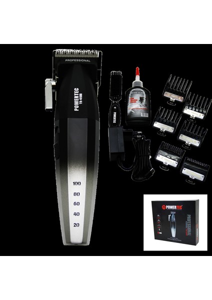 Powertec TR-4100 Şarjlı Fonksiyonlu Saç Sakal Traş Makinesi (4887)