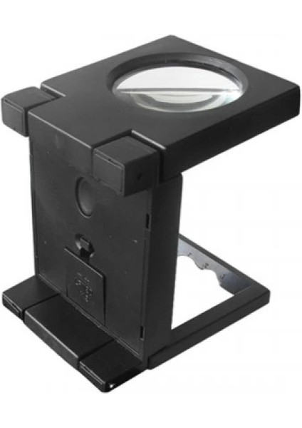 -Katlanır Plastık,led Işıklı Test Cıhazı Büyüteç 2.5X90MM