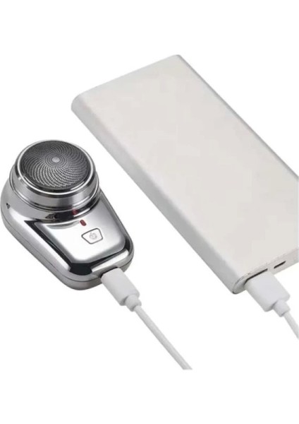 Mini Shaver Sıfır Sakal Taşınabilir Şarjlı Tıraş Makinesi Ipx6 Korumalı (4887)