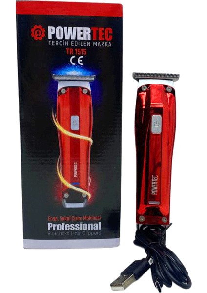 Powertec TR-1515 Saç Sakal Ense Çizim Makinesi (4887)