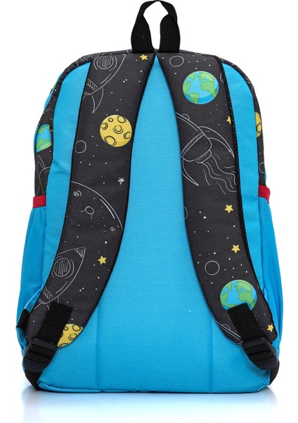 Erkek Çocuk Astronot Desenli 3'lü Okul Çanta Seti modelleri