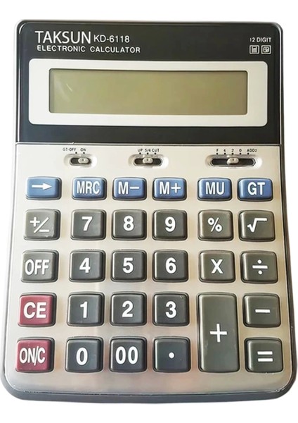 12 Haneli Hesap Makinesi TS-6118 (4887)
