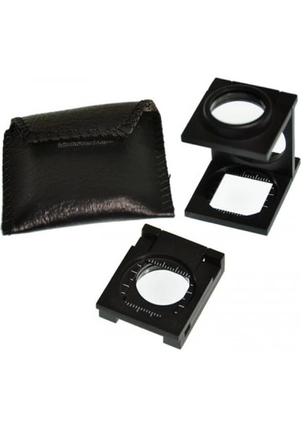 -1cm Full Çelikkaplı Full Çelik Kaplı Katlamalı Büyüteç TH-9008A