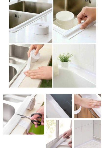 Su Sızdırmaz Bant Lavabo Küvet Kenar Bandı (3.2m) (4887)