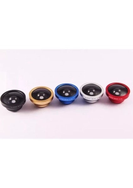 -Süper Geniş Açı Özçekim Kamera Lens Iphone 5/5 S/6/6 Artı Samsung Galaxy Not 3, 5