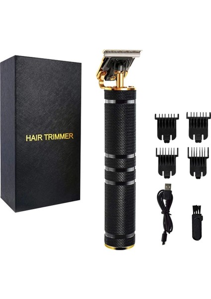 Saç ve Sakal Kesme Makinesi Sakal Ense Çizim Makinesi T-2023 Black (4887)