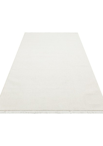 Oslo Osl Plain White Hav Toz Vermez Hasır Dokuma Modern Makine Halısı