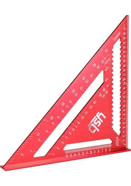 Alüminyum Üçgen Marangoz Gönye 30 cm