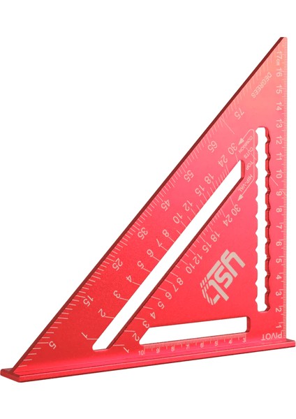 Alüminyum Üçgen Marangoz Gönye 18 cm