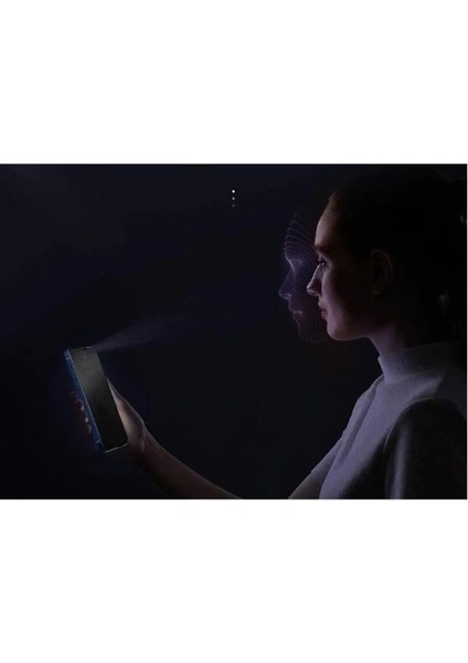 iphone 6 Plus / 6s Plus - Beyaz -Uyumlu Privacy Hayalet Temperli Cam Ekran Koruyucu - Anti Static Hd