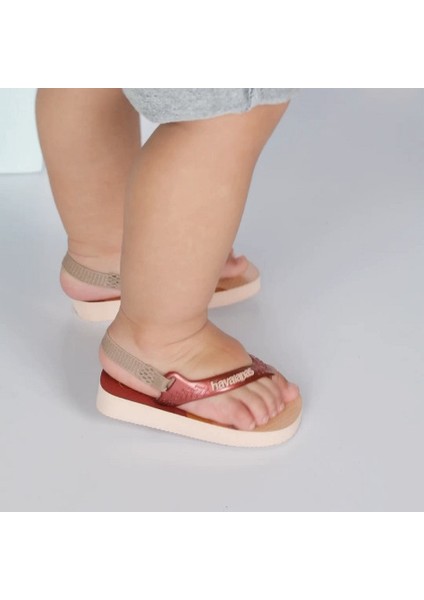 Baby Mını Me Kız Bebek Parmak Arası Sandalet