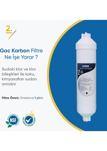 Su Arıtma Cihazı Filtre Takımı 5 Aşama - Kapalı Kasa Inline Filtre Takımı