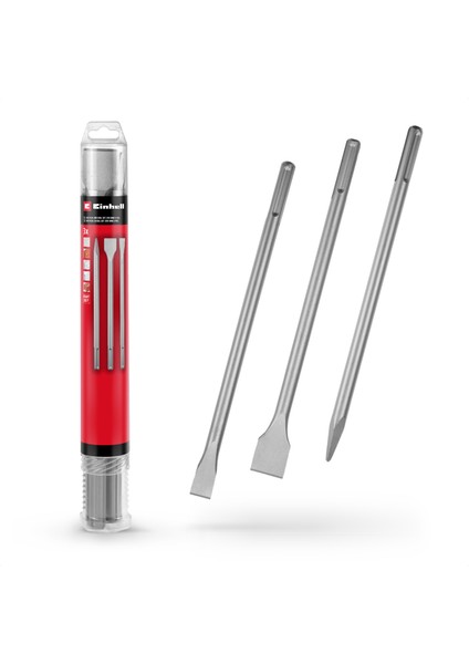 SDS PLUS keski murç seti 3 parça, 400 mm