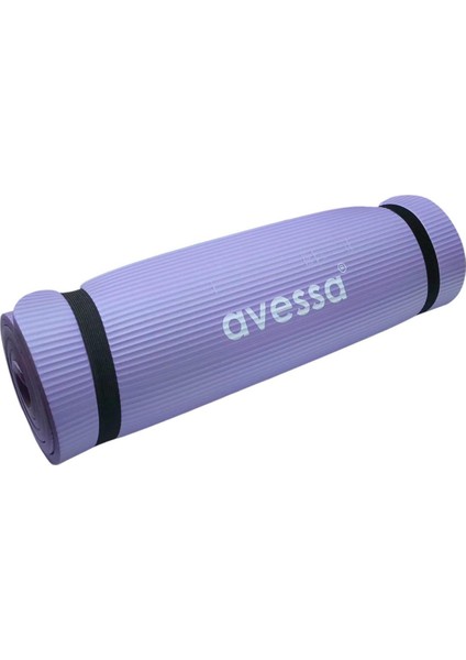 10 mm Yoga Mat & Pilates Minderi Mor