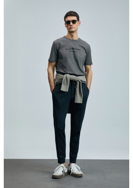 Fusıon Modern Grafik T- Shirt Siyah