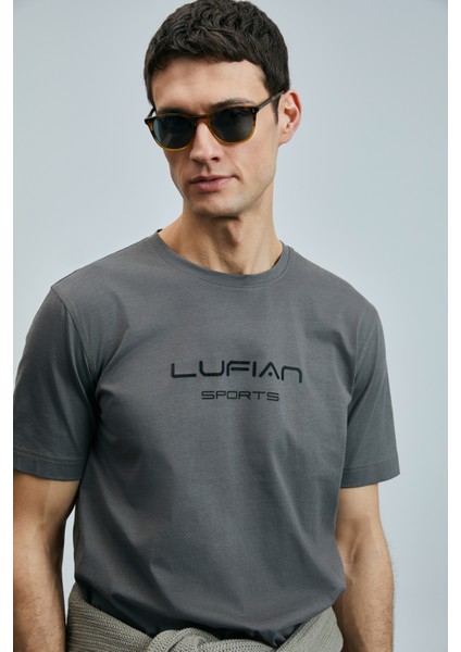 Fusıon Modern Grafik T- Shirt Siyah