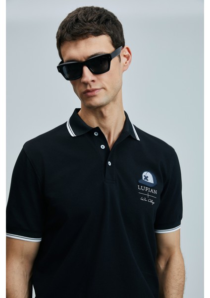 Sandor Smart Erkek Polo Tişört Siyah