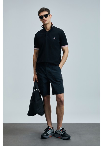 Eros Smart Erkek Polo Tişört Siyah