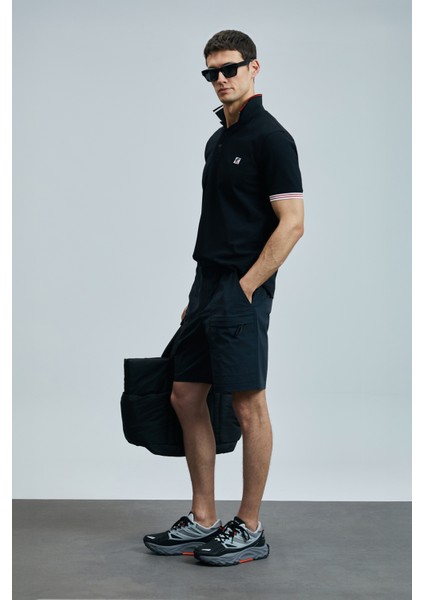 Eros Smart Erkek Polo Tişört Siyah