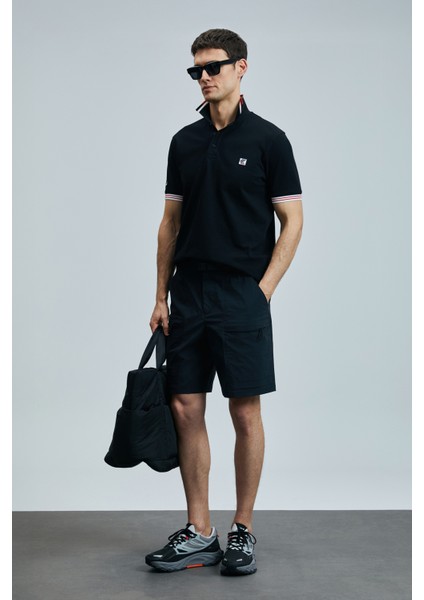 Eros Smart Erkek Polo Tişört Siyah