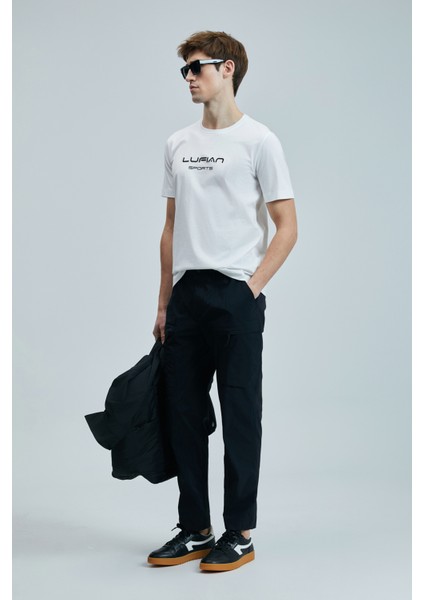 Fusıon Modern Grafik T- Shirt Siyah