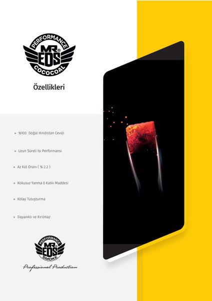 27MM 1kg Gray - Mr.eds Xsence Gray - Nargile Kömürü modelleri