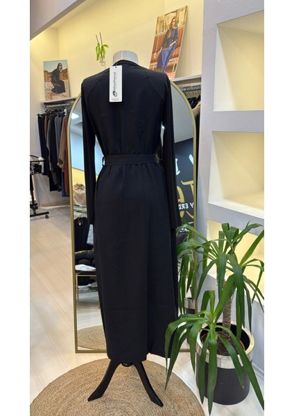 Basic Elbise 37814 Siyah