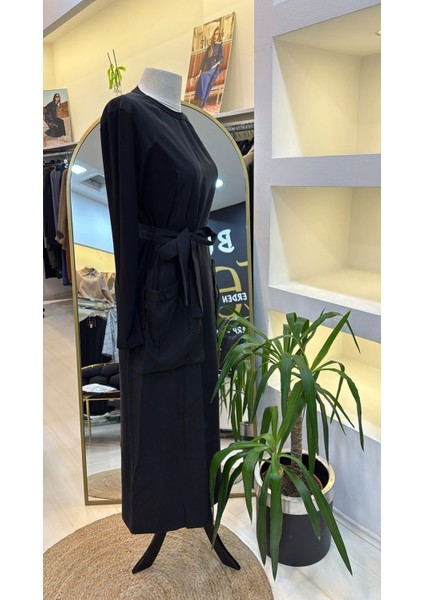 Basic Elbise 37814 Siyah