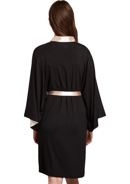 Kadın Siyah Sabahlık 2021 modelleri