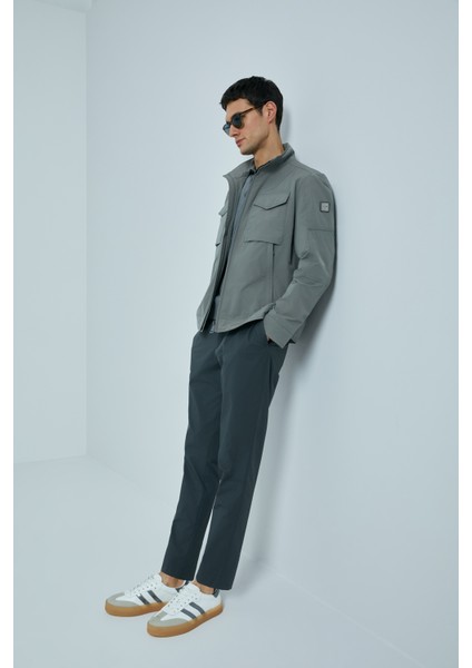 Alex Smart Erkek Chino Pantolon Slim Fit Siyah