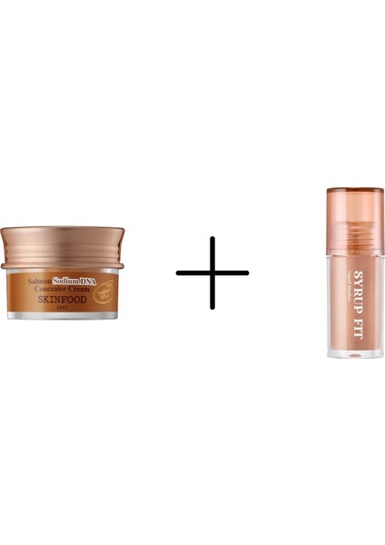 Salmon Dna Concealer (No:1) + Sf Blusher No:2 Hzlnut